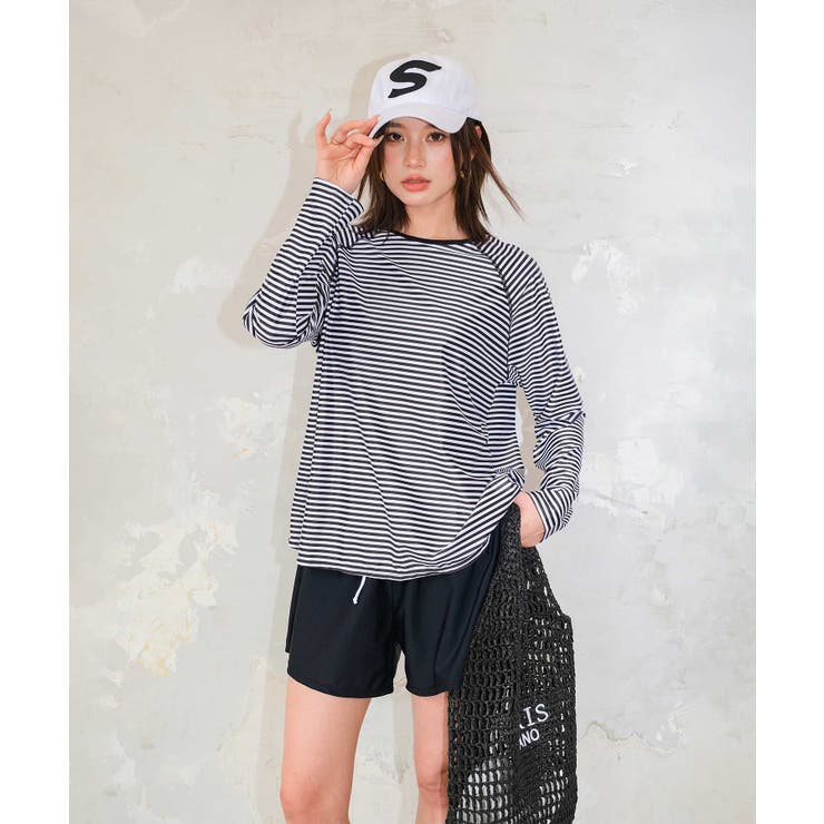 体型カバー ラッシュガード セットアップ | OSYAREVO | 詳細画像3 