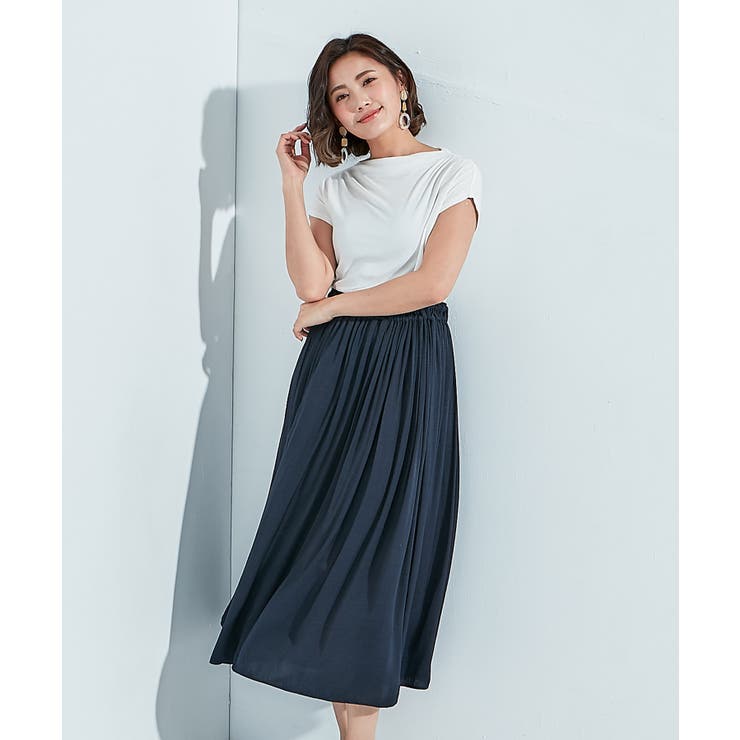 ノースリーブ トップス サブリナネック | OSYAREVO | 詳細画像4 