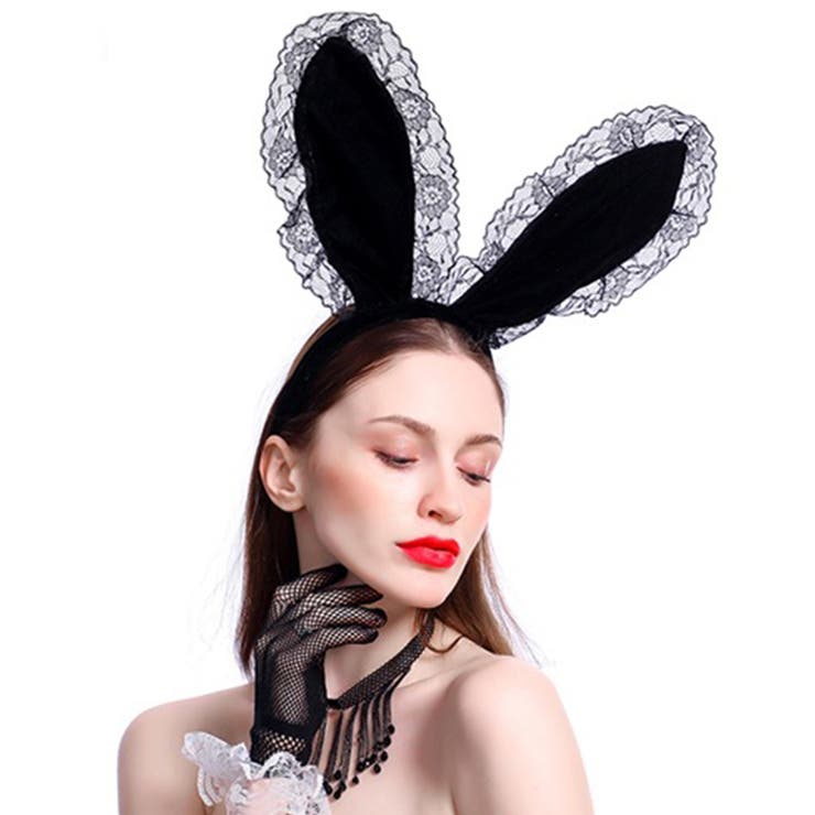 コスプレ うさ耳バニー レース カチューシャ 品番 Osrw Osyarevo オシャレボ のレディースファッション通販 Shoplist ショップリスト