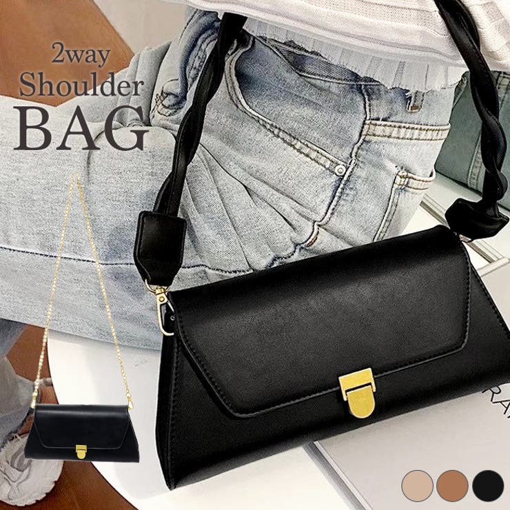 2WAY スクエア レザーバッグ | OSYAREVO | 詳細画像1 