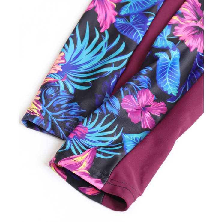 ダークフラワー ラッシュガード 水着 セットアップ | OSYAREVO | 詳細画像22 