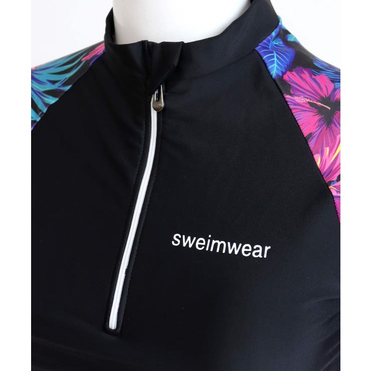 ダークフラワー ラッシュガード 水着 セットアップ | OSYAREVO | 詳細画像17 