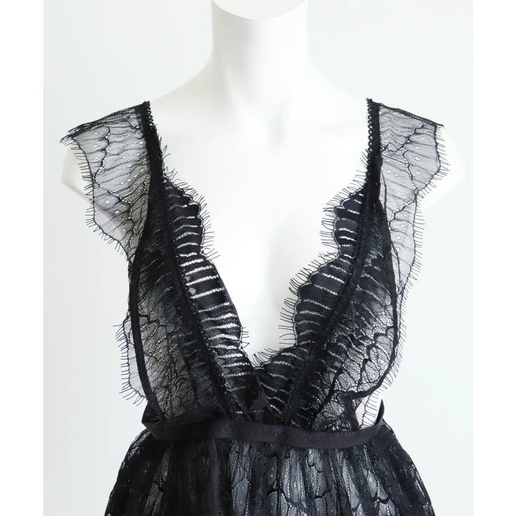 ペプラムフレア シースルーランジェリー 下着 | OSYAREVO | 詳細画像12 