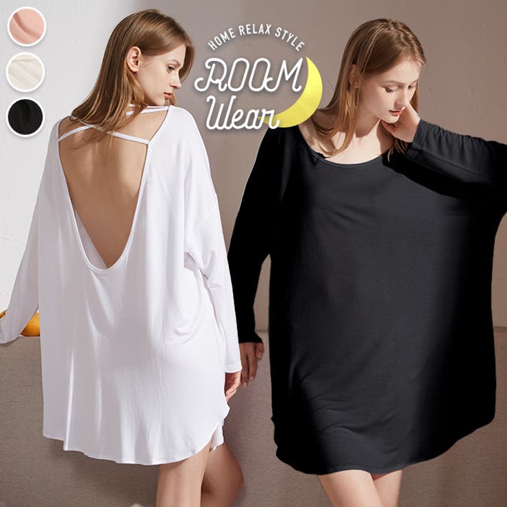 ルームウェア ワンピース 長袖 品番 Osrw Osyarevo オシャレボ のレディースファッション通販 Shoplist ショップリスト