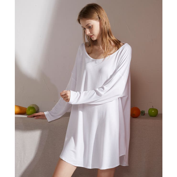 ルームウェア ワンピース 長袖 品番 Osrw Osyarevo オシャレボ のレディースファッション通販 Shoplist ショップリスト