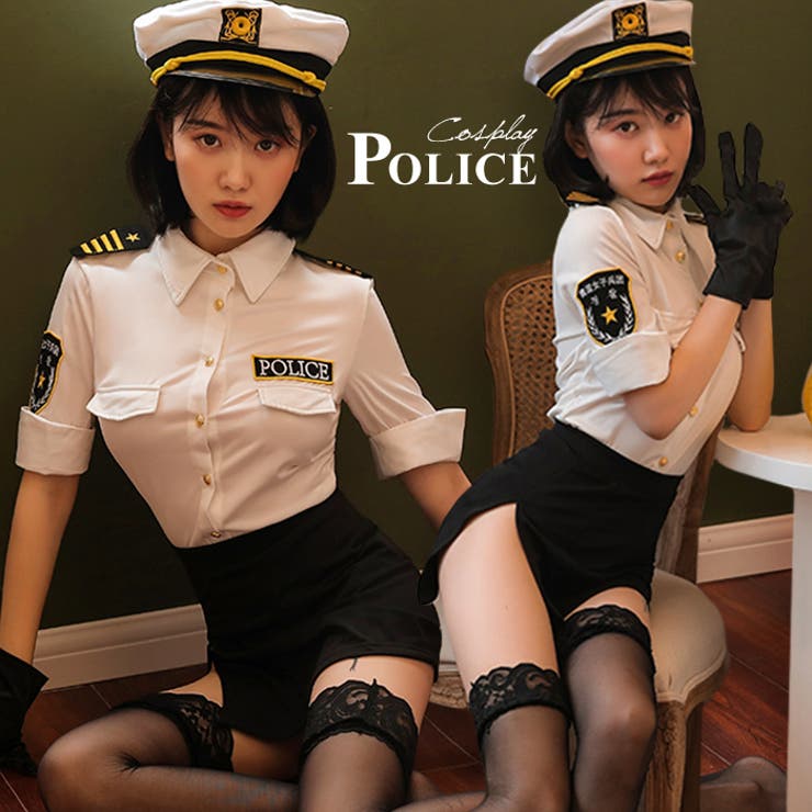 クリスマス SWAT コスプレ ポリス セクシー 仮装 ミニスカ セット[品番