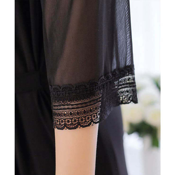 ガウン付き シアージャニワンピース ランジェリー | OSYAREVO | 詳細画像5 