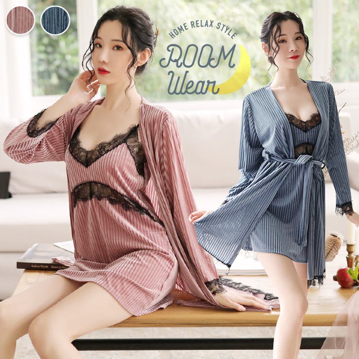 ★ROCA WEAR★ロカウェア★ベビードール★ルームウェアワンピース★下着 ワンピース ルームウェア レディース ネグリジェ ベビードール 部屋着