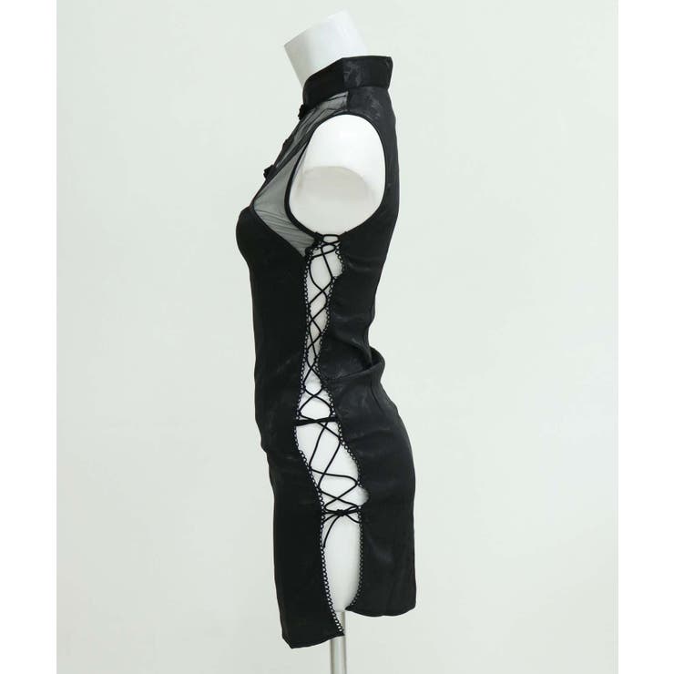 クリスマス サイドレースアップ シアーチャイナ | OSYAREVO | 詳細画像28 