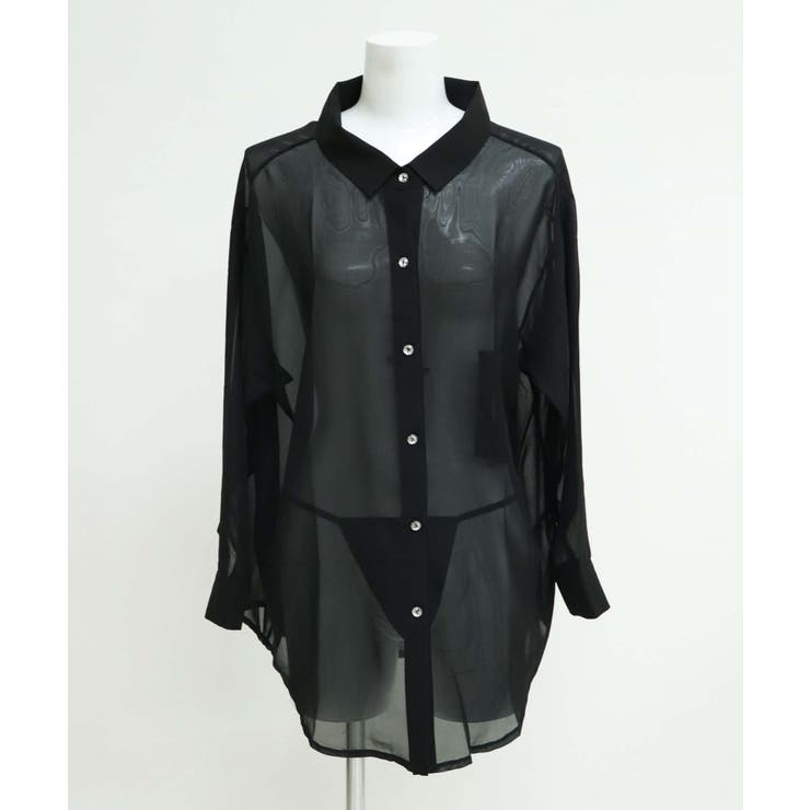 2WAY シアーシャツ ランジェリー | OSYAREVO | 詳細画像37 