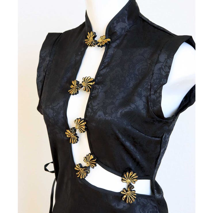 クリスマス コスプレ オープン ミニ チャイナ | OSYAREVO | 詳細画像28 