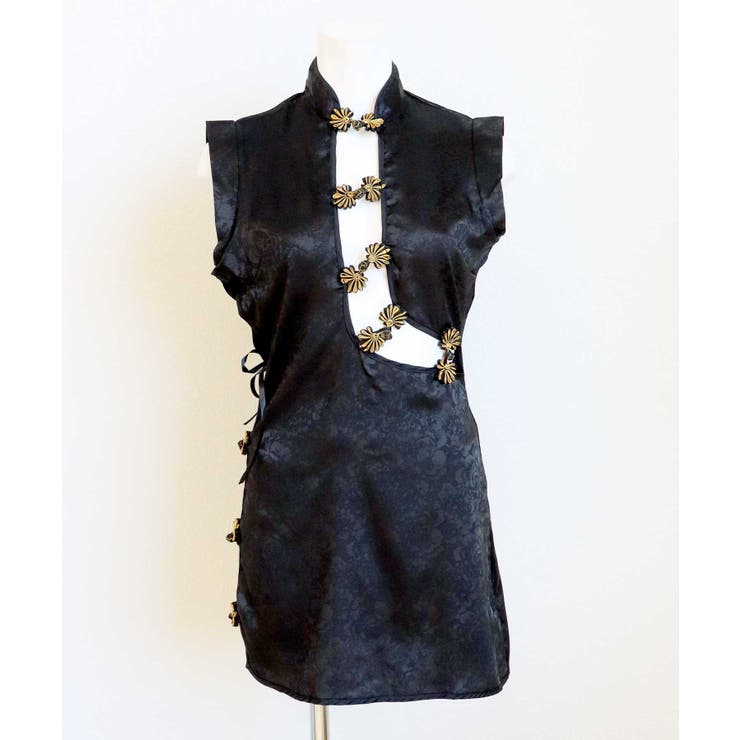 クリスマス コスプレ オープン ミニ チャイナ | OSYAREVO | 詳細画像21 