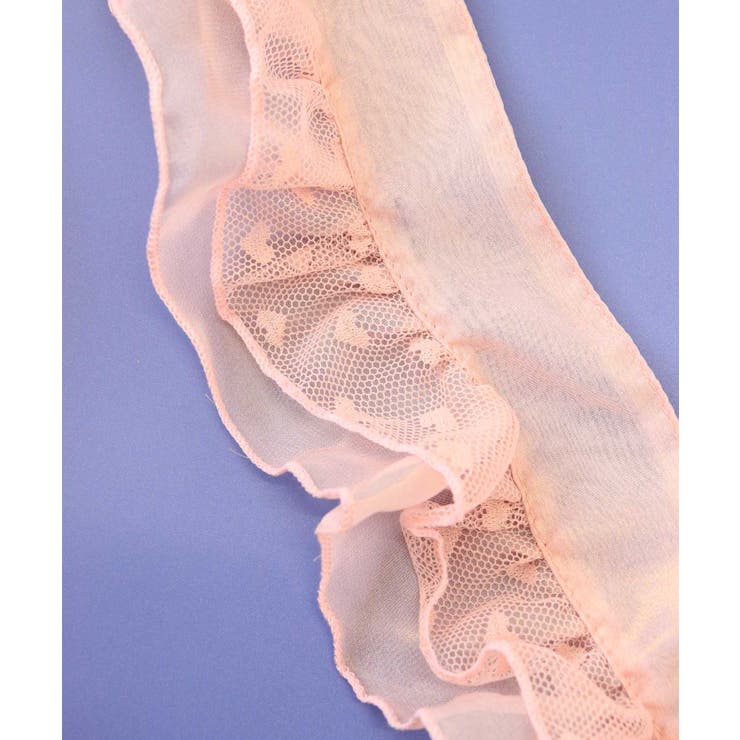 クリスマス コスプレ リボン×フリル シースルー メイド ランジェリー | OSYAREVO | 詳細画像46 