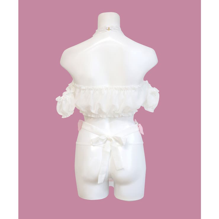 クリスマス コスプレ フリル×リボン メイド ランジェリー | OSYAREVO | 詳細画像22 