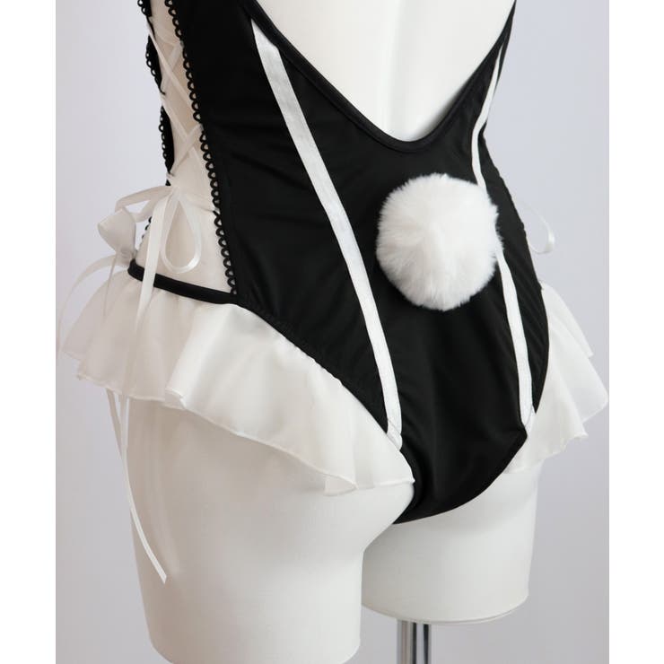 クリスマス コスプレ バニー レースアップ テディ ランジェリー | OSYAREVO | 詳細画像30 