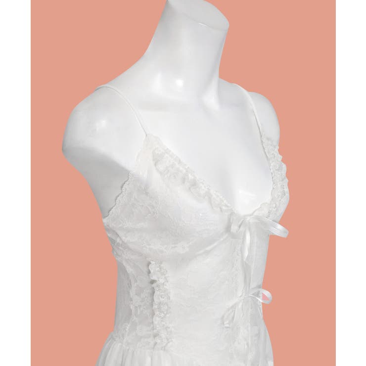 レース×リボン ランジェリー キャミソール セクシー 下着セット | OSYAREVO | 詳細画像10 