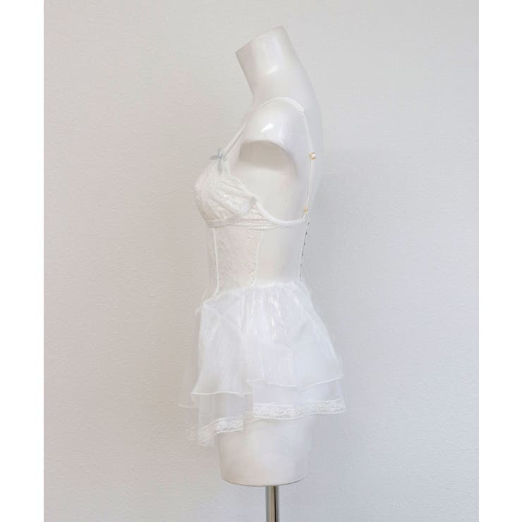 コルセット風 レース ベビードール ランジェリー | OSYAREVO | 詳細画像10 