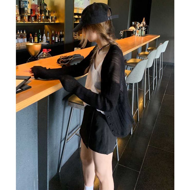 ラッシュガード リブ カーディガン | OSYAREVO | 詳細画像10 