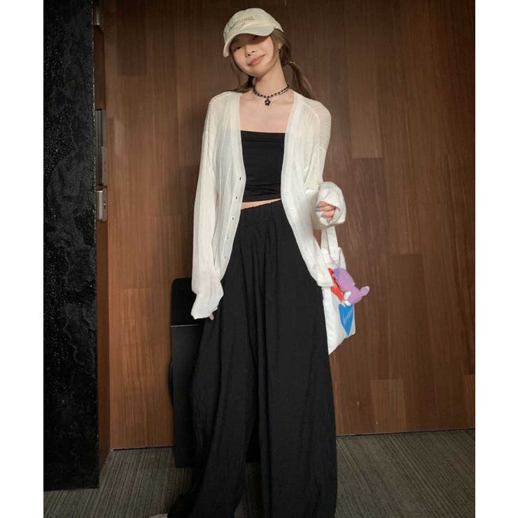 ラッシュガード リブ カーディガン | OSYAREVO | 詳細画像2 