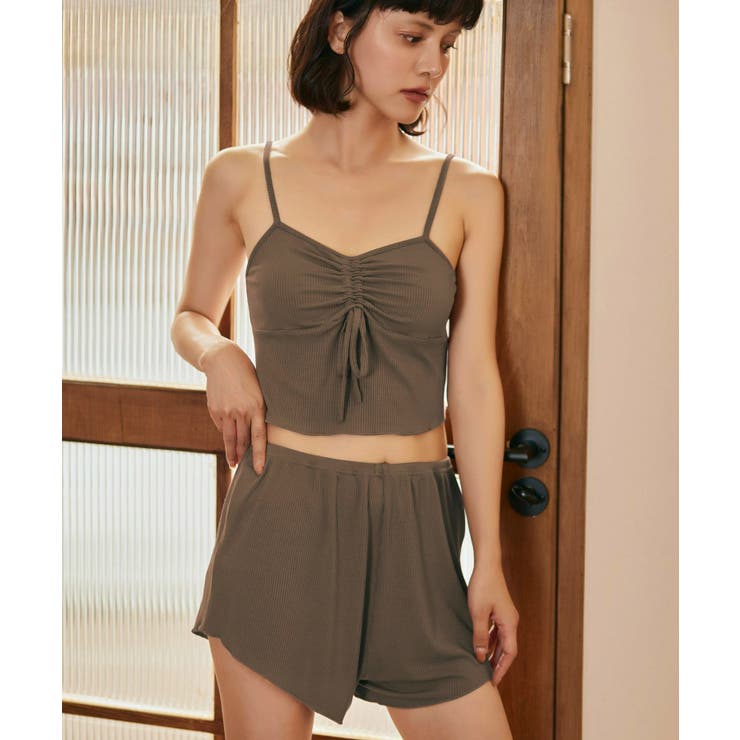 ドロストキャミソール ルームウェア | OSYAREVO | 詳細画像8 