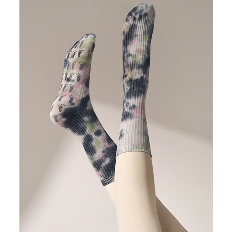 ヨガ ソックス 靴下 ピラティス タイダイ柄 | OSYAREVO | 詳細画像7 