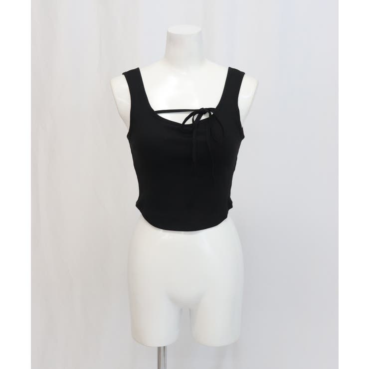 ヨガウェア トップス カップ付き タンクトップ リブ | OSYAREVO | 詳細画像33 