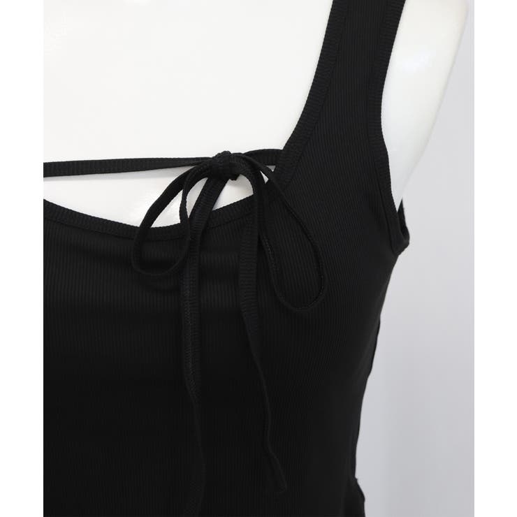 ヨガウェア トップス カップ付き タンクトップ リブ | OSYAREVO | 詳細画像36 