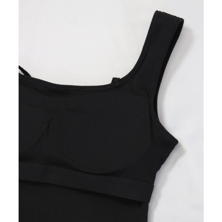 ヨガウェア トップス カップ付き タンクトップ リブ | OSYAREVO | 詳細画像40 