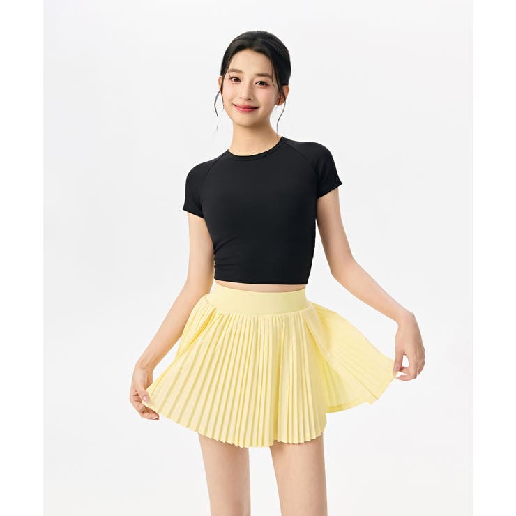 ヨガウェア トップス カップ付き バックリボン 半袖 | OSYAREVO | 詳細画像3 