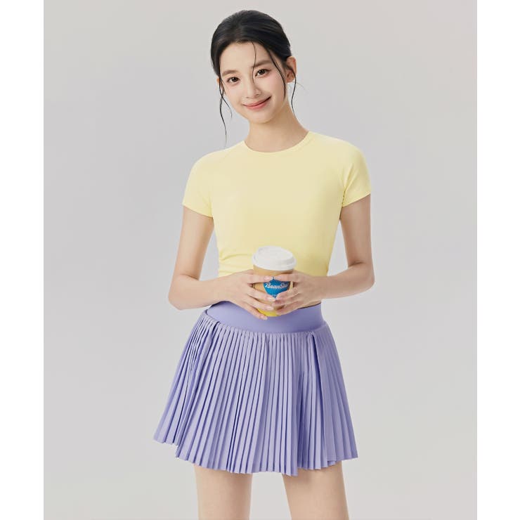 ヨガウェア トップス カップ付き バックリボン 半袖 | OSYAREVO | 詳細画像15 