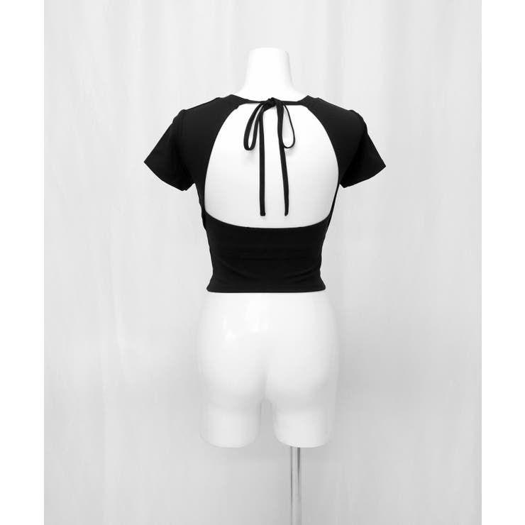 ヨガウェア トップス カップ付き バックオープン 半袖 | OSYAREVO | 詳細画像27 