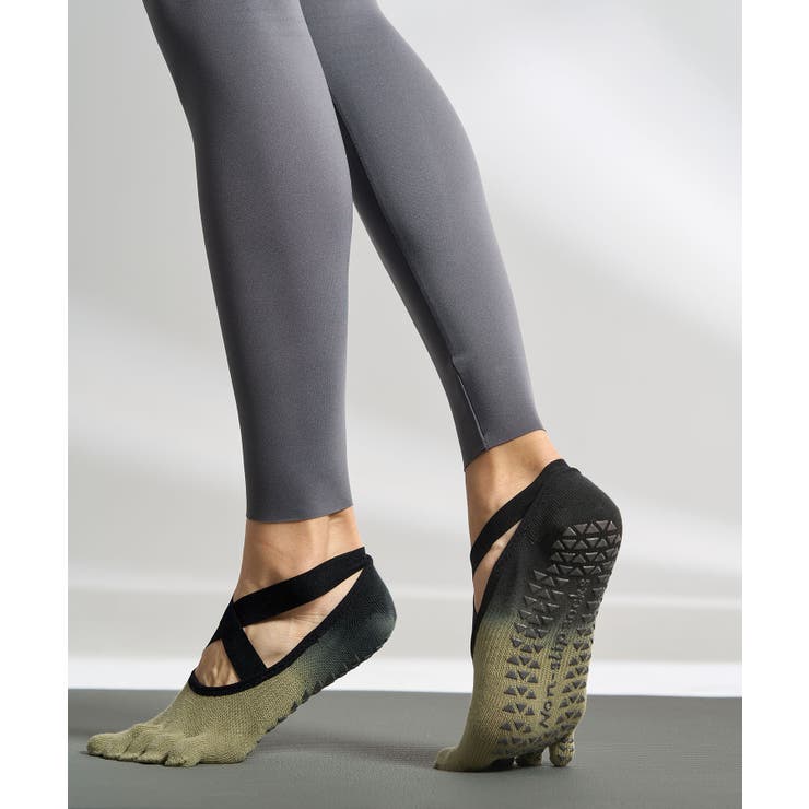 ヨガ ソックス 靴下 5本指 ピラティス クロスバンド	 | OSYAREVO | 詳細画像9 