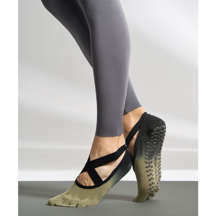 ヨガ ソックス 靴下 5本指 ピラティス クロスバンド	 | OSYAREVO | 詳細画像10 