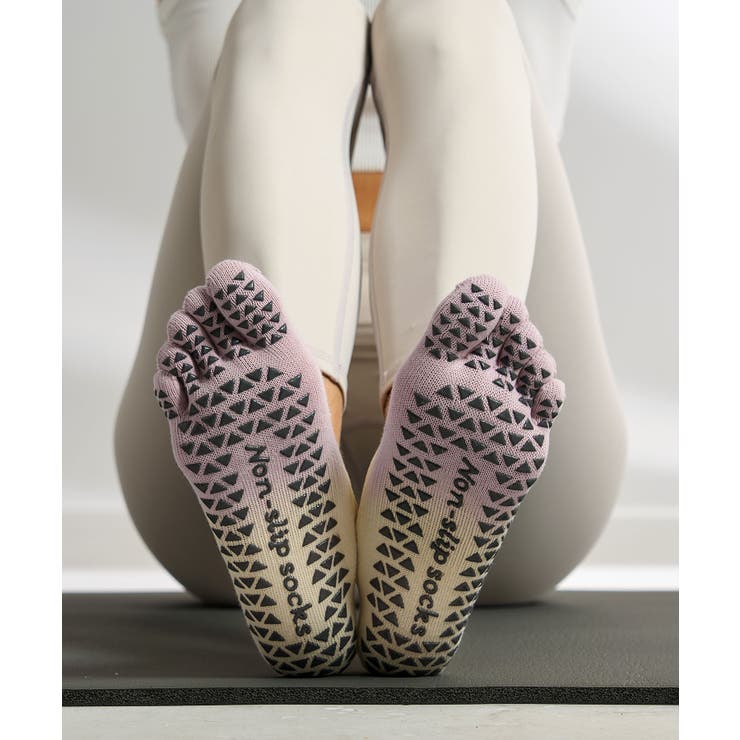 ヨガ ソックス 靴下 5本指 ピラティス クロスバンド	 | OSYAREVO | 詳細画像13 