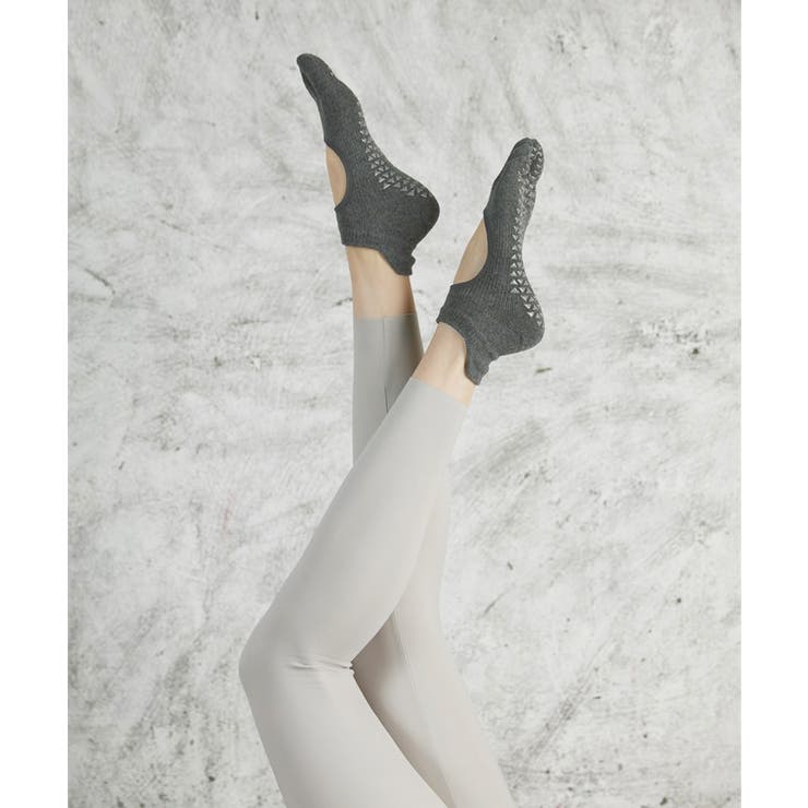 グレー | ヨガ ソックス 靴下 5本指 ピラティス	 | OSYAREVO