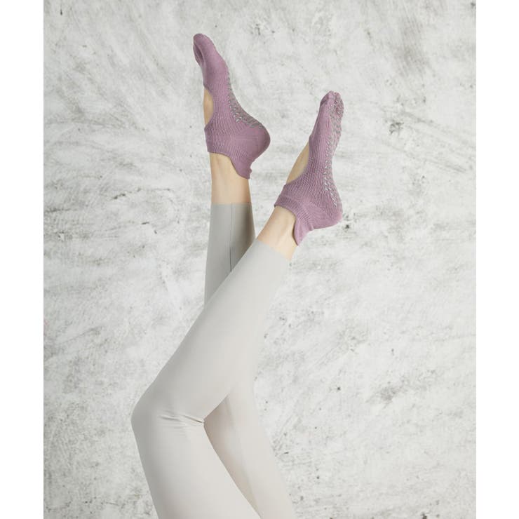 ラベンダー | ヨガ ソックス 靴下 5本指 ピラティス	 | OSYAREVO
