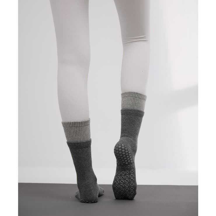 ヨガ ソックス 靴下 ピラティス レイヤード風	 | OSYAREVO | 詳細画像15 