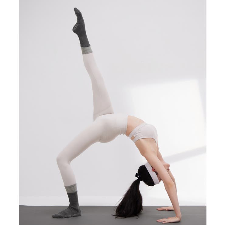 ヨガ ソックス 靴下 ピラティス レイヤード風	 | OSYAREVO | 詳細画像17 