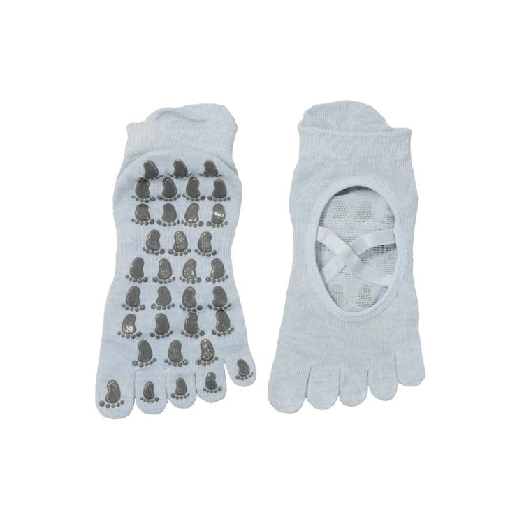 ヨガ ソックス 靴下 5本指 ピラティス クロスバンド | OSYAREVO | 詳細画像12 