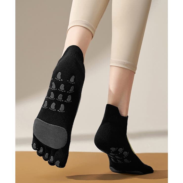 ヨガ ソックス 靴下 5本指 ピラティス | OSYAREVO | 詳細画像10 