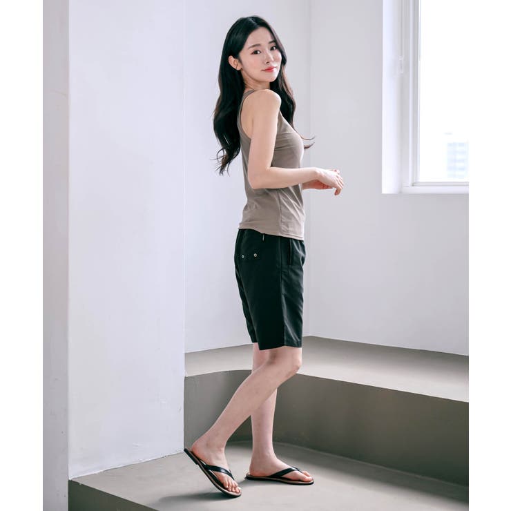 ハーフパンツ 水着 体型カバー レディース | OSYAREVO | 詳細画像1 