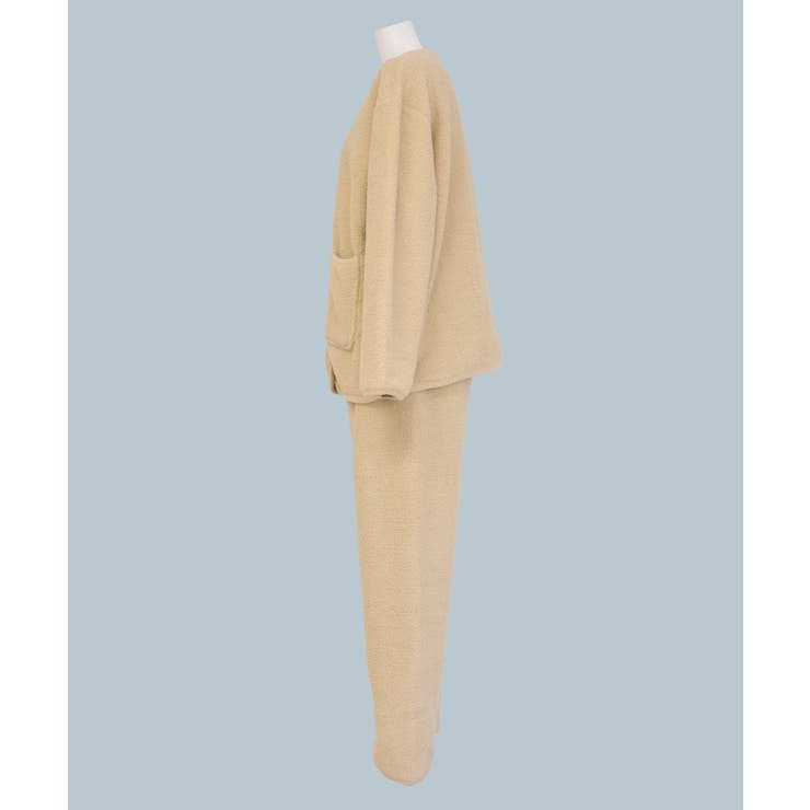 ボア カーディガン ルームウェア セットアップ | OSYAREVO | 詳細画像15 