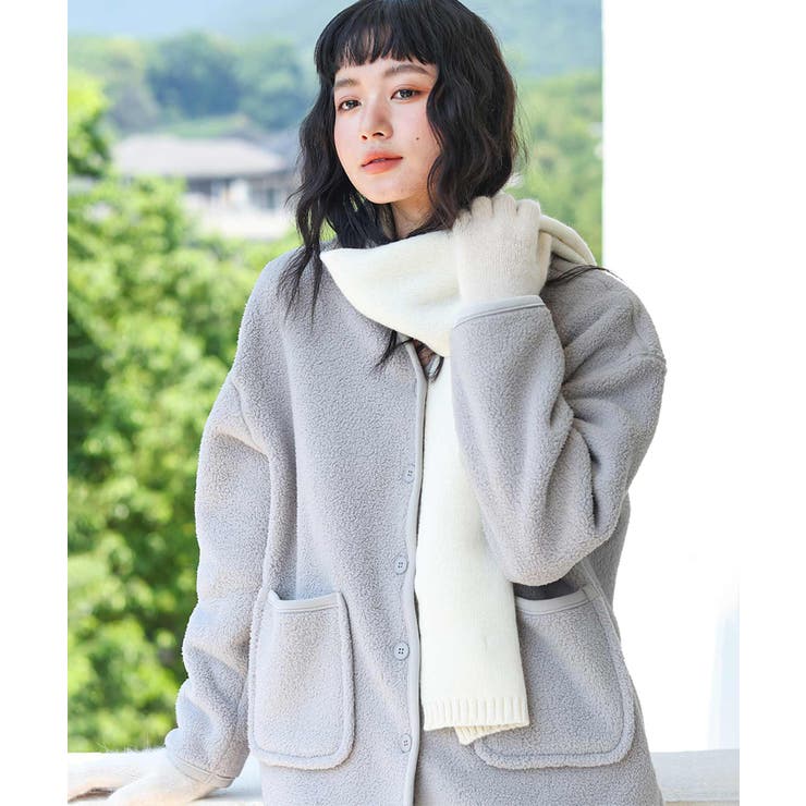 ボア カーディガン ルームウェア セットアップ | OSYAREVO | 詳細画像8 