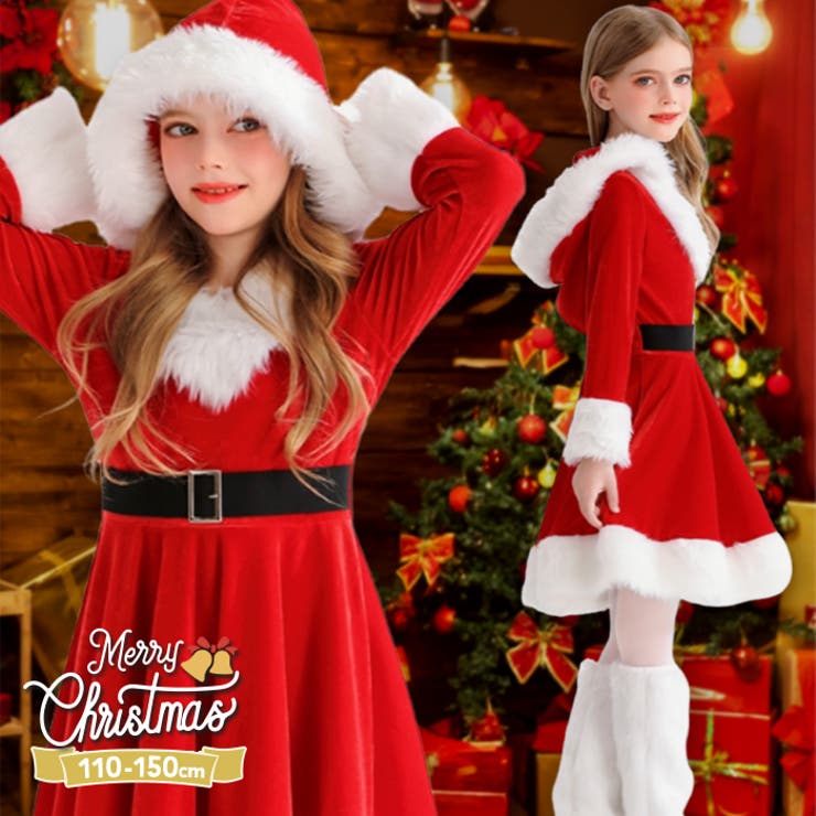 キッズ クリスマス サンタ コスプレ | OSYAREVO | 詳細画像1 