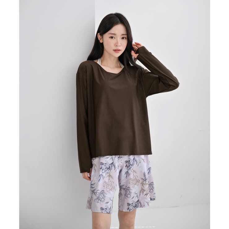 インナー 一体型 ボートネック | OSYAREVO | 詳細画像2 