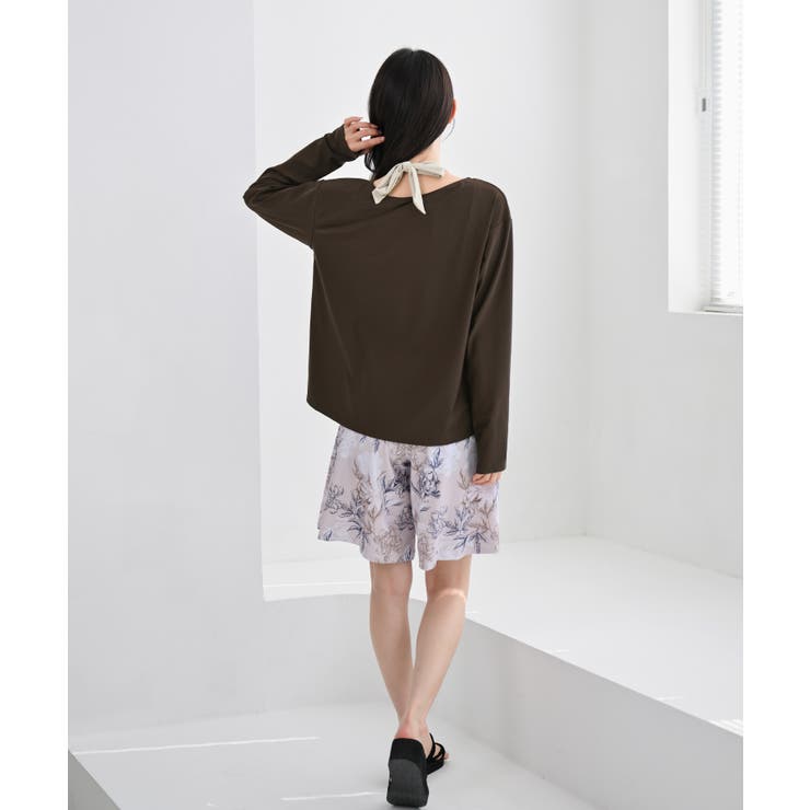 インナー 一体型 ボートネック | OSYAREVO | 詳細画像3 