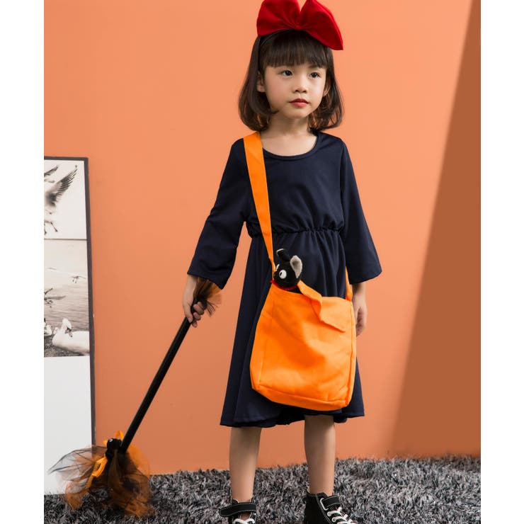 ネイビー | クリスマス  キッズ コスプレ 魔女っ子 イベント 秋 パーティー | OSYAREVO