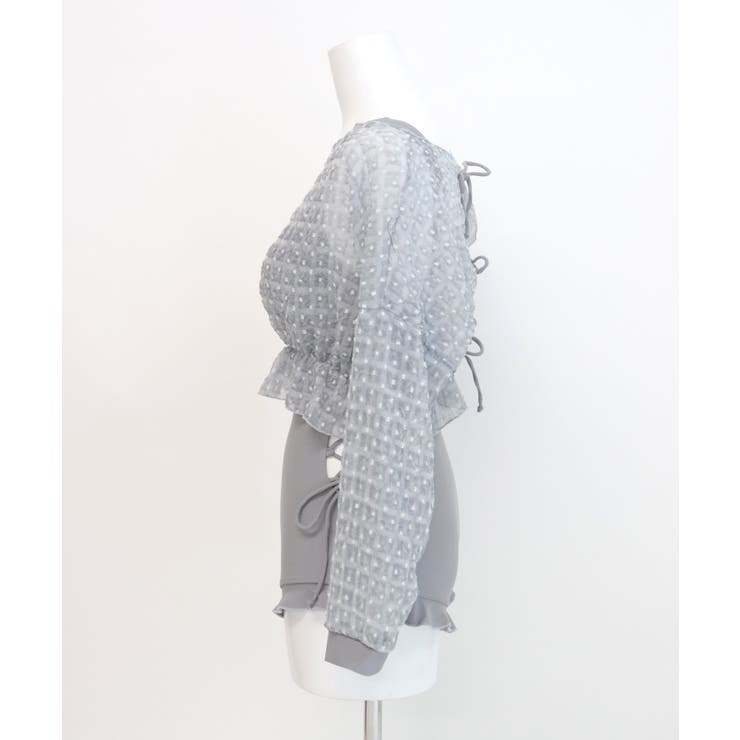 トップス付き サイドレースアップ フリル | OSYAREVO | 詳細画像20 