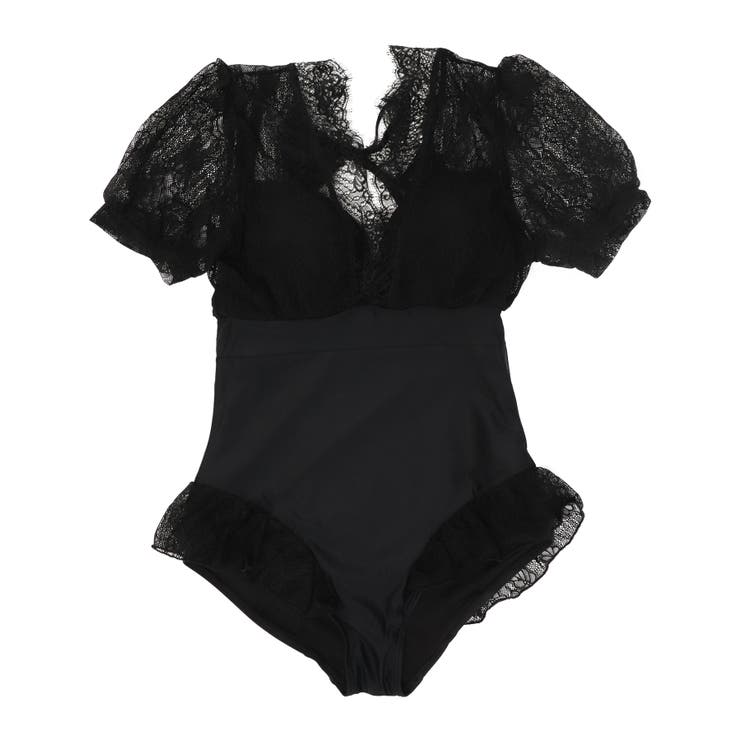 ドッキングレース パフスリーブ フリルワンピース水着 品番 Osrw Osyarevo オシャレボ のレディースファッション通販 Shoplist ショップリスト