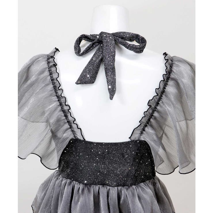 ラメ混 フリル リボン ワンピース 水着 | OSYAREVO | 詳細画像13 